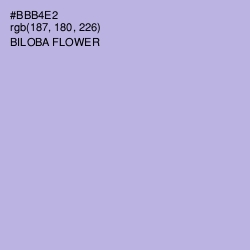 #BBB4E2 - Biloba Flower Color Image